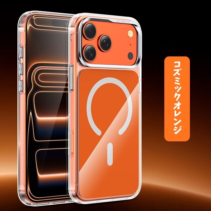 ESASONCASE日本公式 iphone17/air ケース ガラス magsafe対応 iphone17pro/17promax ケース シンプル 本色シリーズ