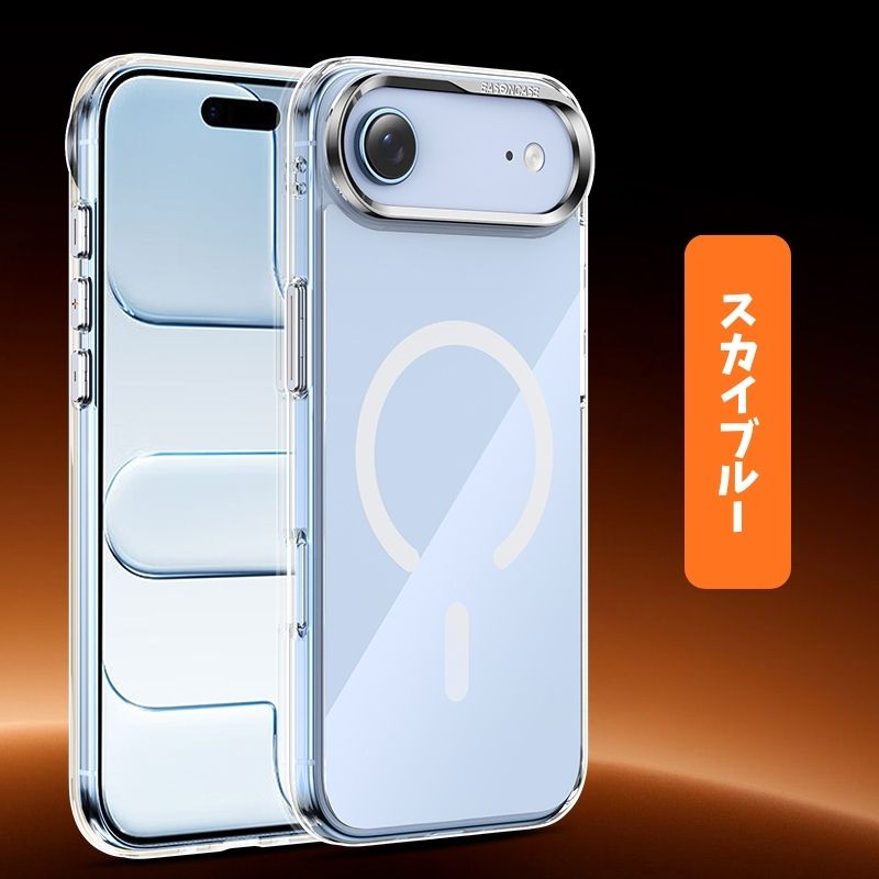 ESASONCASE日本公式 iphone17/air ケース ガラス magsafe対応 iphone17pro/17promax ケース シンプル 本色シリーズ