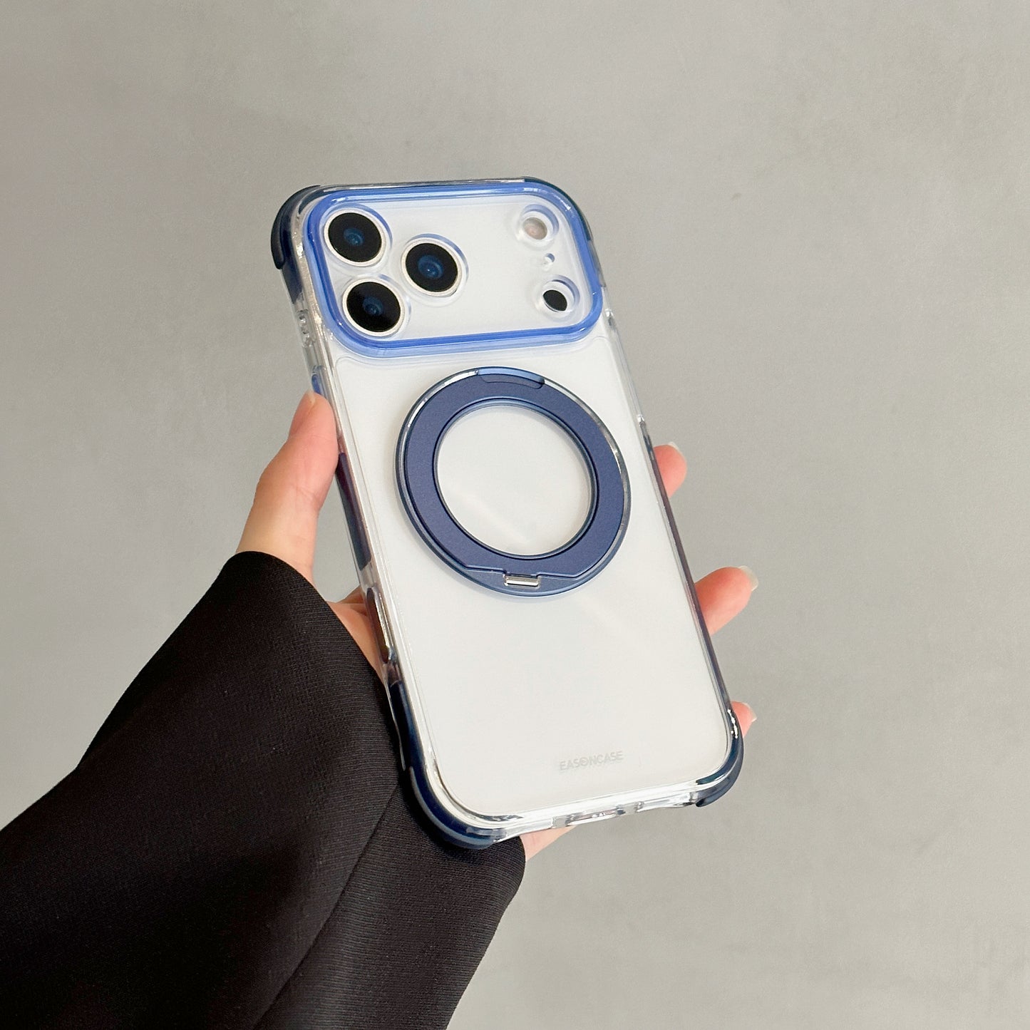 EASONCASE日本公式 iphone ケース 可愛い カラフル 360°スタンド付き iphone ケース 衝撃吸収 彩盾シリーズ