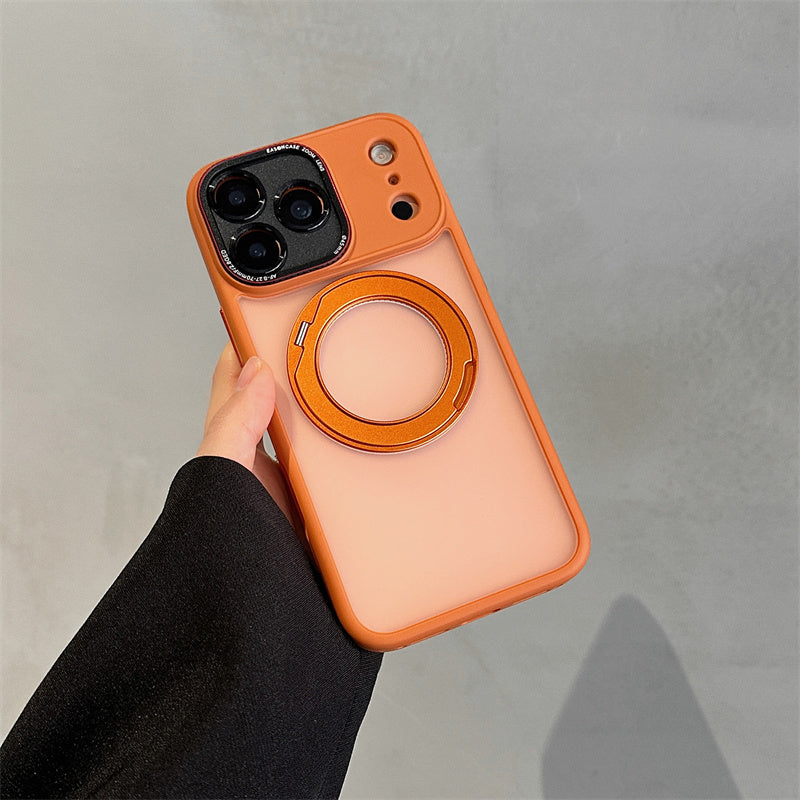 EASONCASE日本公式 iphoneケース 360°スタンド付き iphone13-17シリーズに対応 マット 半透明 スマホケース magsafe対応 iphone ケース ライカシリーズ