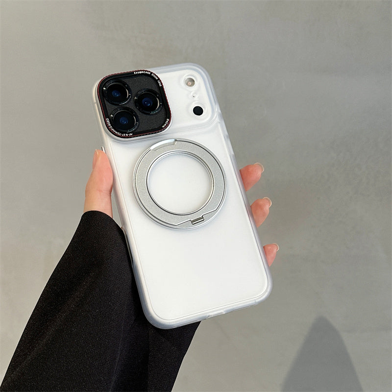 EASONCASE日本公式 iphoneケース 360°スタンド付き iphone13-17シリーズに対応 マット 半透明 スマホケース magsafe対応 iphone ケース ライカシリーズ