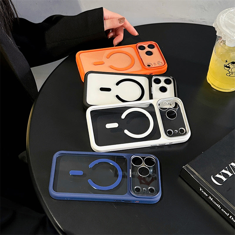 EASONCASE日本公式 magsafe対応 クリアiPhone17 ケース スマホケース 透明 iphone16pro/15pro ケース シンプル 明盾シリーズ