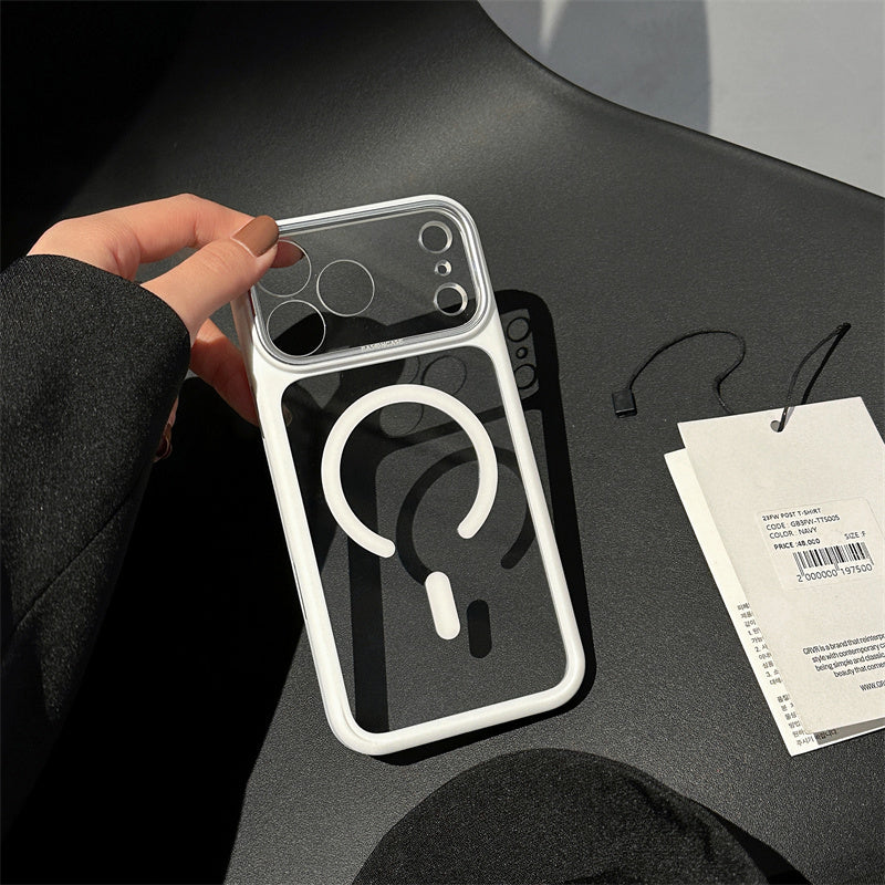 EASONCASE日本公式 magsafe対応 クリアiPhone17 ケース スマホケース 透明 iphone16pro/15pro ケース シンプル 明盾シリーズ