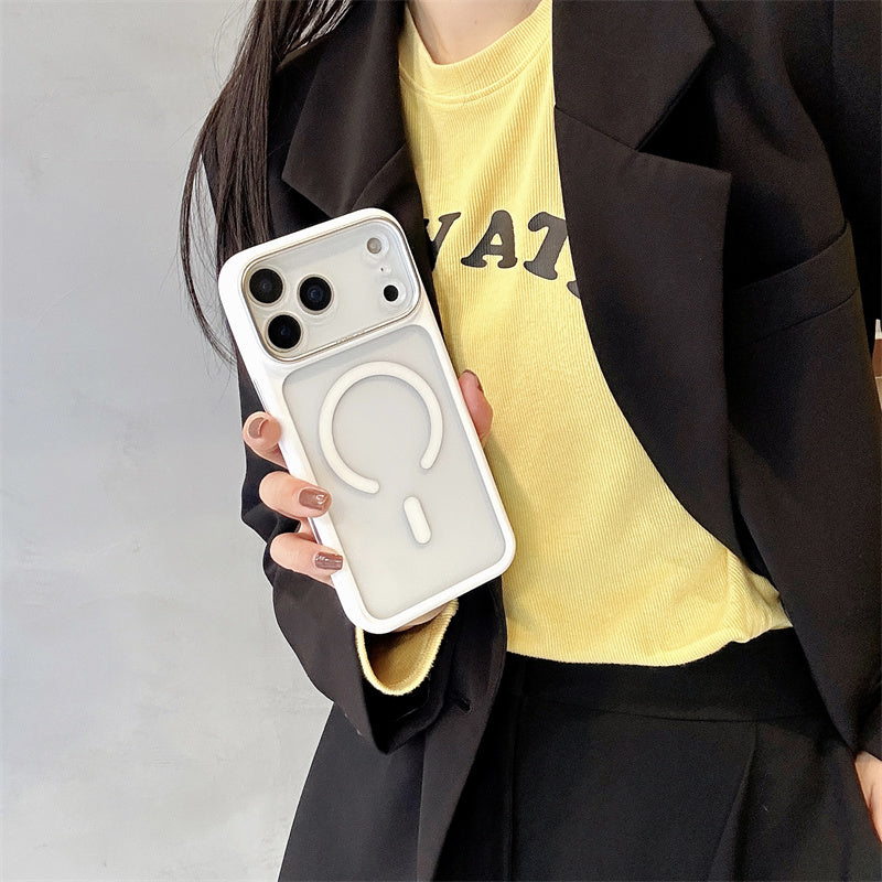 EASONCASE日本公式 magsafe対応 クリアiPhone17 ケース スマホケース 透明 iphone16pro/15pro ケース シンプル 明盾シリーズ