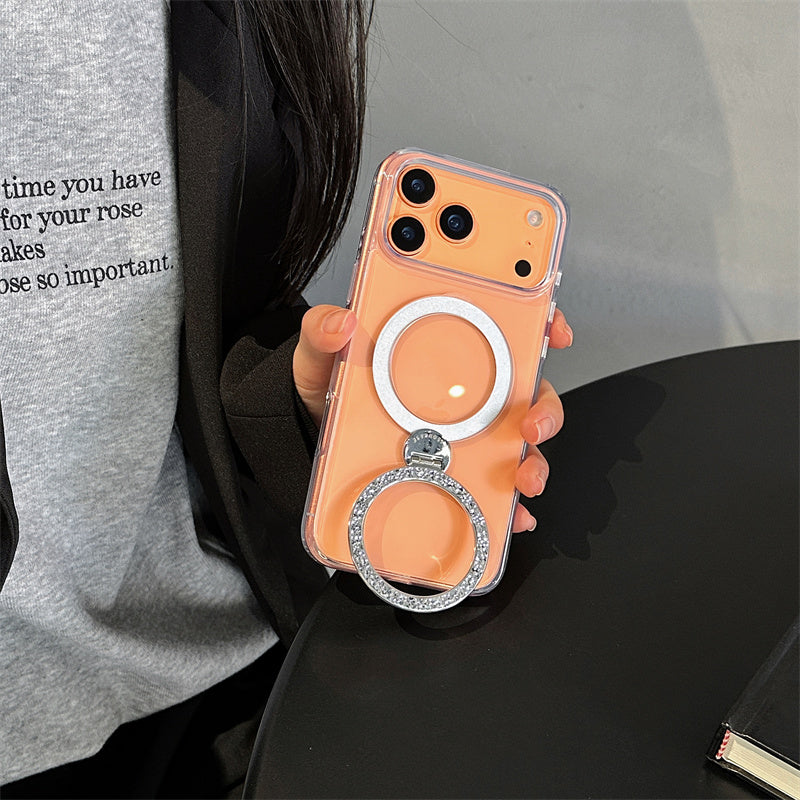 EASONCASE日本公式 マグセーフ iphone17/17pro/17promax ケース スタンド 付き iphone16pro/16promax ケース 可愛い 繁星シリーズ
