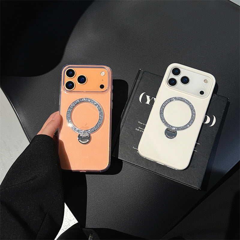 EASONCASE日本公式 マグセーフ iphone17/17pro/17promax ケース スタンド 付き iphone16pro/16promax ケース 可愛い 繁星シリーズ