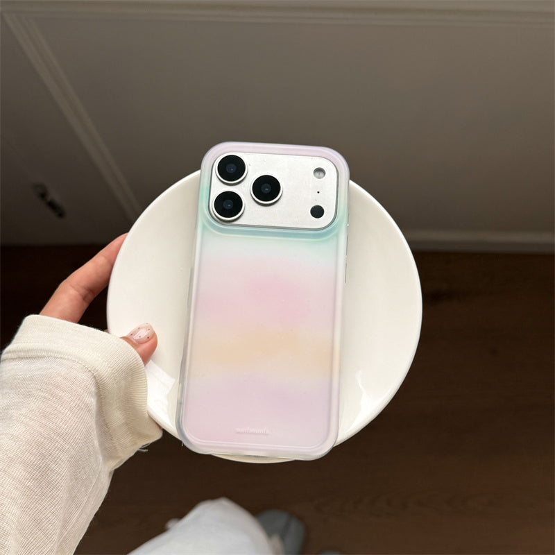 グリップ 付き iphone17 ケース iphone16/15 ケース ピンク iphone ケース グラデーション 流行り 可愛い スマホケース 韓国