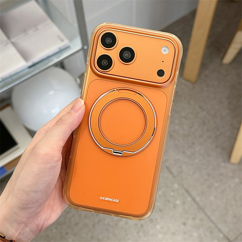 EASONCASE日本公式 iphone17/16 ケース スタンド 付き おしゃれ iphone ケース カラフル 半 透明 スマホケース 衝撃 に 強い カラフルシリーズ
