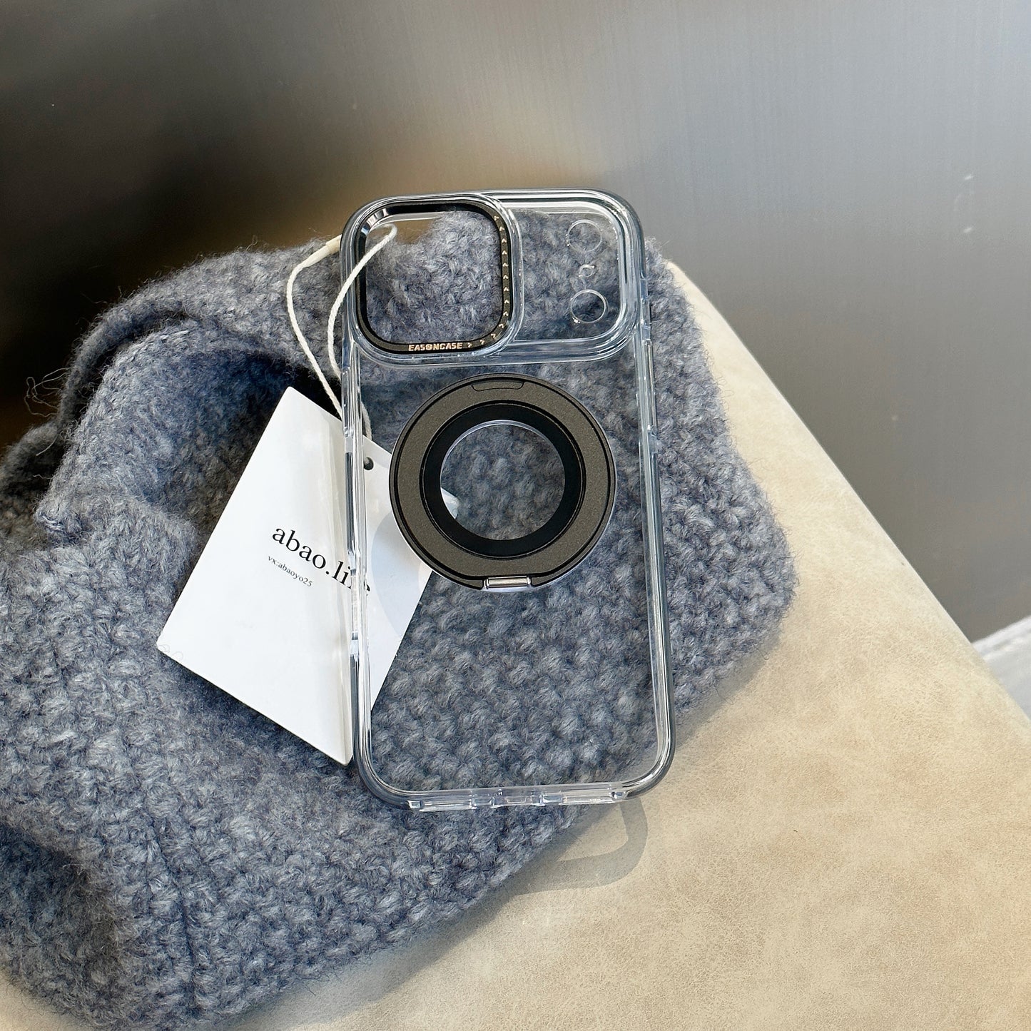 EASONCASE日本公式 iphone14-17 ケース 背面スタンド付き iphone ケース 衝撃 に 強い クリア magsafe 対応 ケース 龍鱗シリーズ