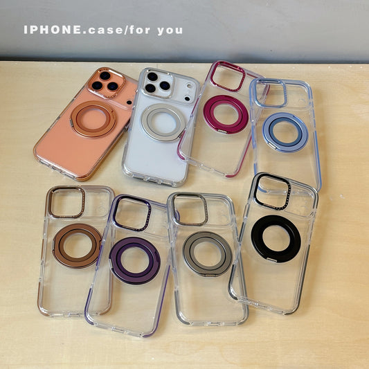 EASONCASE日本公式 iphone14-17 ケース 背面スタンド付き iphone ケース 衝撃 に 強い クリア magsafe 対応 ケース 龍鱗シリーズ