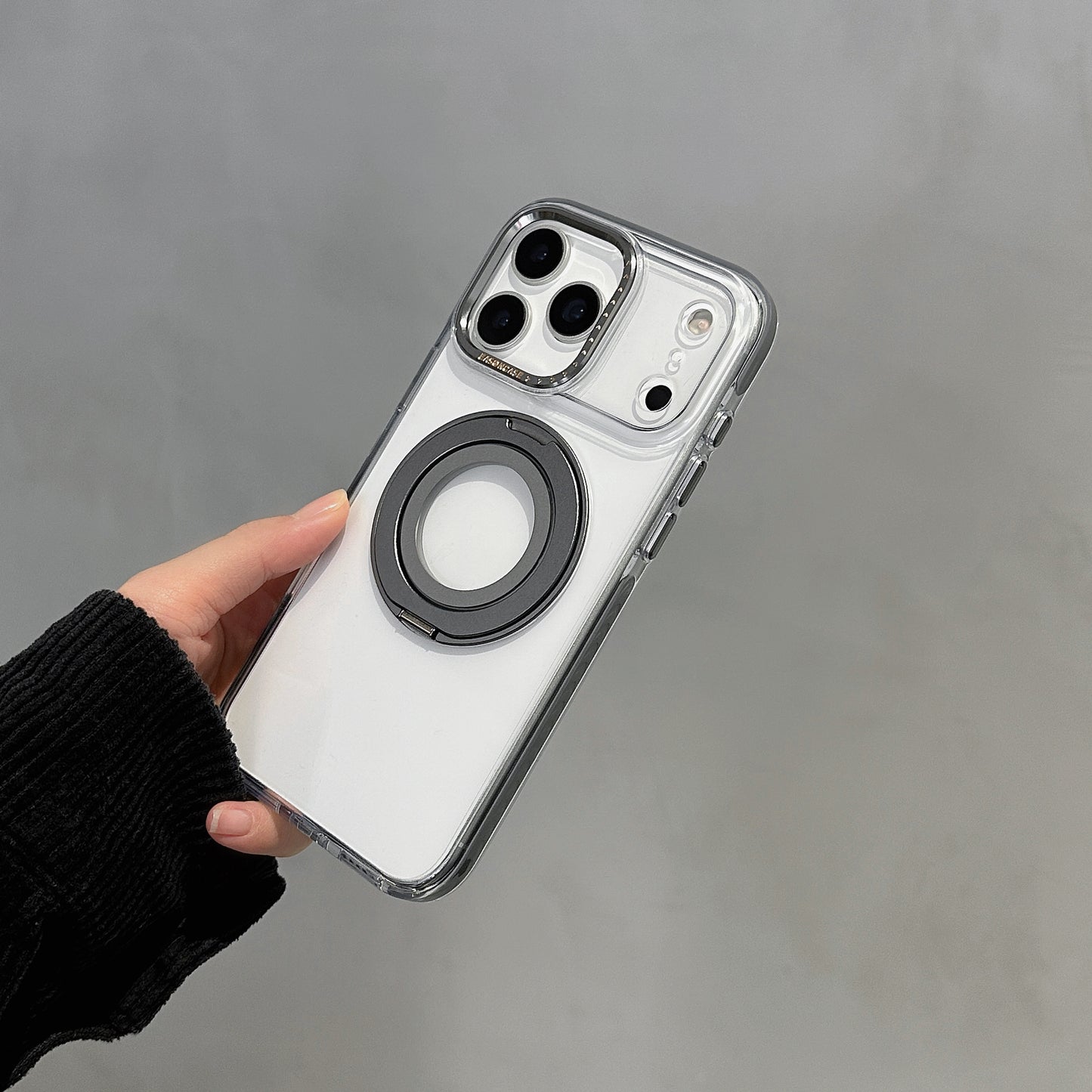 EASONCASE日本公式 iphone14-17 ケース 背面スタンド付き iphone ケース 衝撃 に 強い クリア magsafe 対応 ケース 龍鱗シリーズ