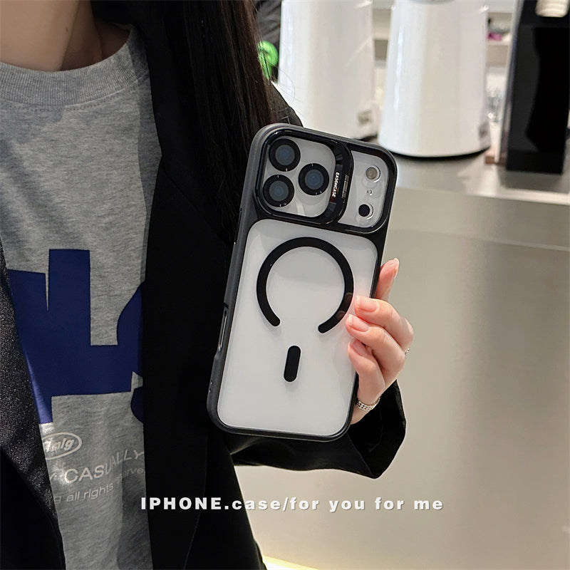 EASONCASE日本公式 magsafe対応 iphone ケース カメラスタンド付き iphone カバー クリア スマホケース iPhone14-17対応 U1シリーズ