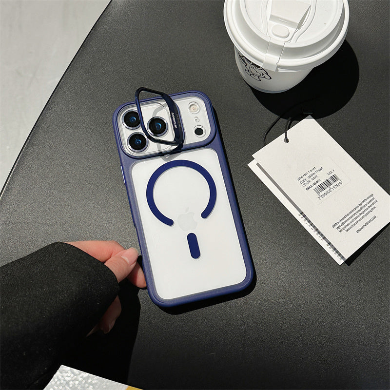 EASONCASE日本公式 magsafe対応 iphone ケース カメラスタンド付き iphone カバー クリア スマホケース iPhone14-17対応 U1シリーズ