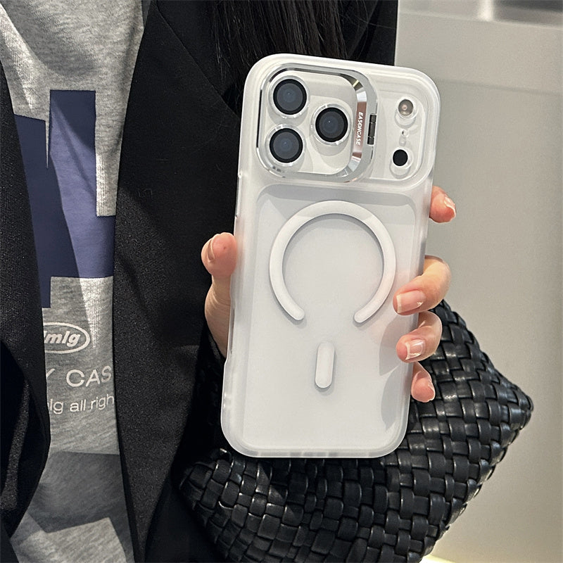 EASONCASE日本公式 magsafe対応 iphone ケース カメラスタンド付き iphone カバー クリア スマホケース iPhone14-17対応 U1シリーズ