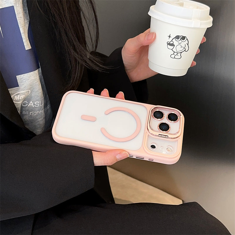 EASONCASE日本公式 magsafe対応 iphone ケース カメラスタンド付き iphone カバー クリア スマホケース iPhone14-17対応 U1シリーズ