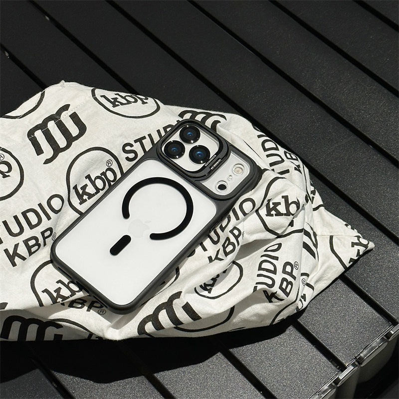 EASONCASE日本公式 magsafe対応 iphone ケース カメラスタンド付き iphone カバー クリア スマホケース iPhone14-17対応 U1シリーズ