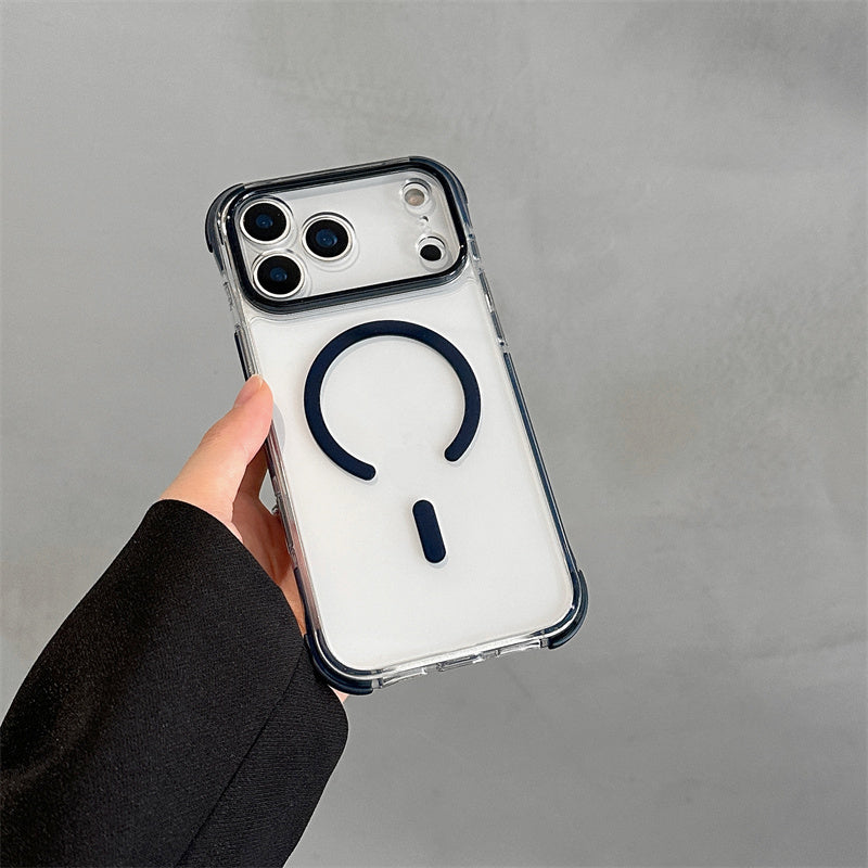 EASONCASE日本公式 クリア iphone ケース 衝撃吸収 iphone ケース 大人可愛い カラフル magsafe スマホケース 彩盾シリーズ