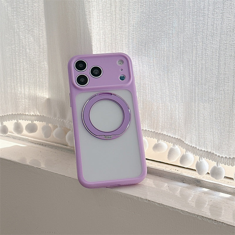 EASONCASE日本公式 iphone17/17pro ケース 大人 可愛い シンプル スタンド 付き iphone17promax ケース 半 透明 スマホケース iphone16pro/16promax ケース 夏 っ ぽい カラフル 彩悦シリーズ