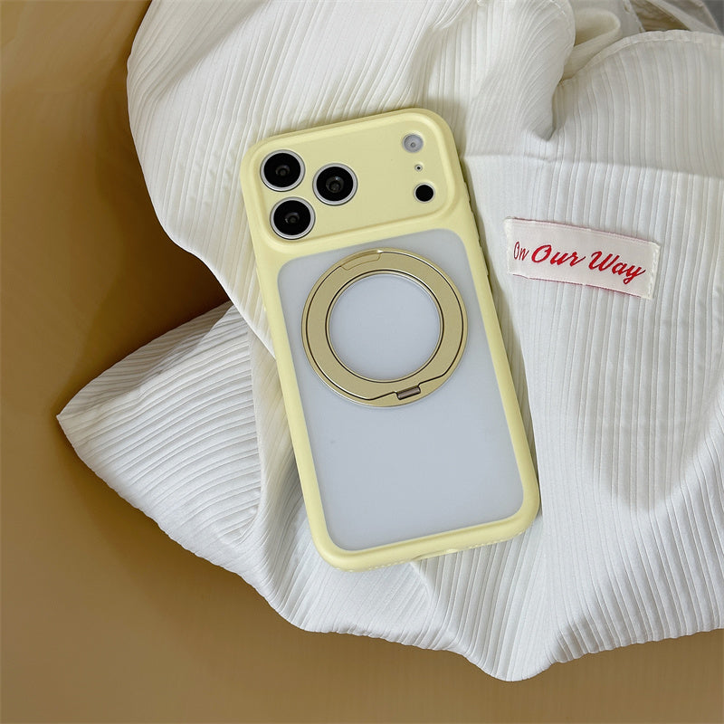 EASONCASE日本公式 iphone17/17pro ケース 大人 可愛い シンプル スタンド 付き iphone17promax ケース 半 透明 スマホケース iphone16pro/16promax ケース 夏 っ ぽい カラフル 彩悦シリーズ