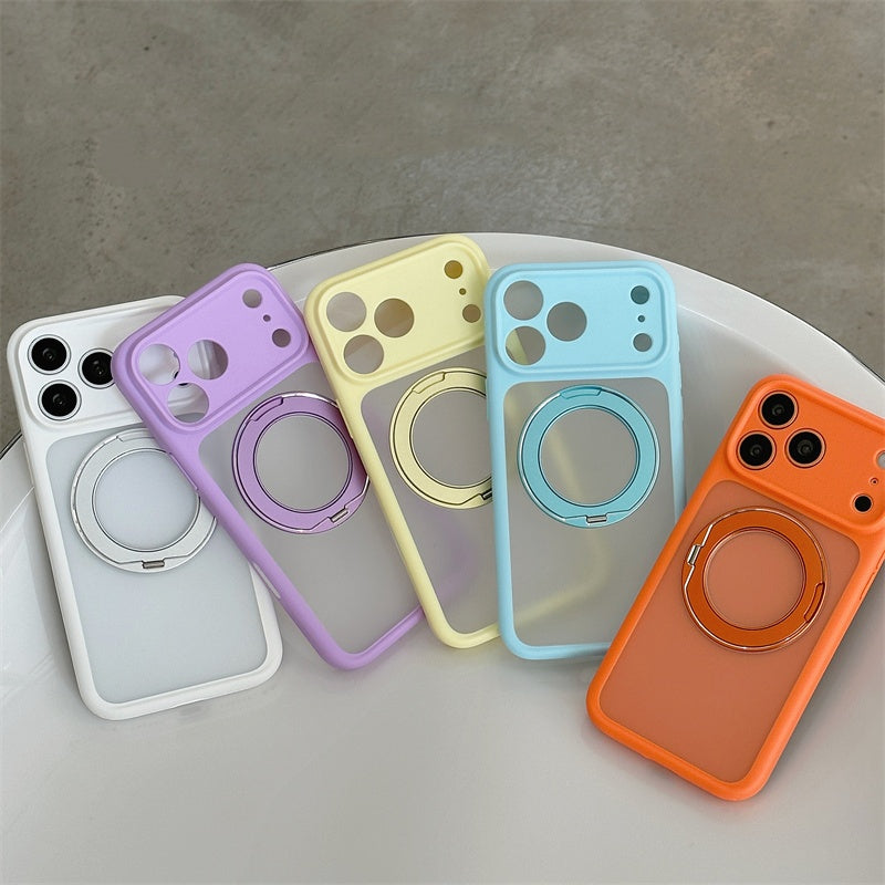 EASONCASE日本公式 iphone17/17pro ケース 大人 可愛い シンプル スタンド 付き iphone17promax ケース 半 透明 スマホケース iphone16pro/16promax ケース 夏 っ ぽい カラフル 彩悦シリーズ