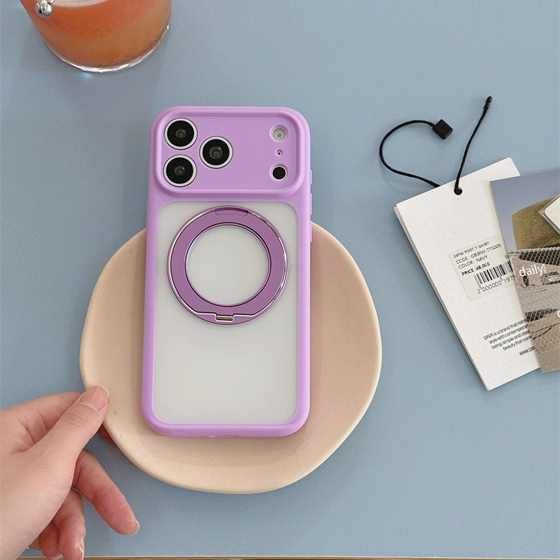 EASONCASE日本公式 iphone17/17pro ケース 大人 可愛い シンプル スタンド 付き iphone17promax ケース 半 透明 スマホケース iphone16pro/16promax ケース 夏 っ ぽい カラフル 彩悦シリーズ