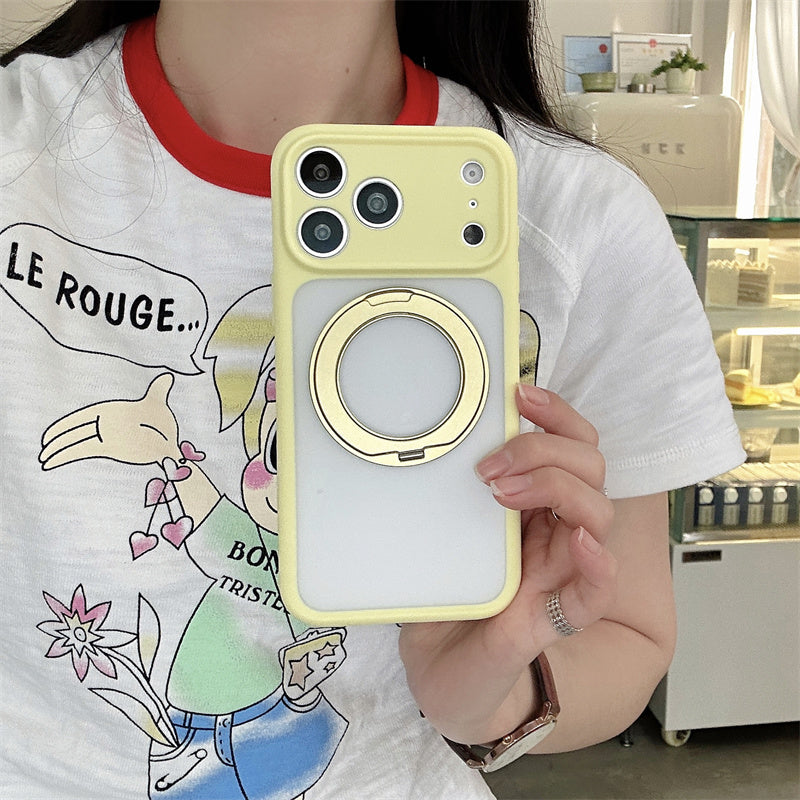 EASONCASE日本公式 iphone17/17pro ケース 大人 可愛い シンプル スタンド 付き iphone17promax ケース 半 透明 スマホケース iphone16pro/16promax ケース 夏 っ ぽい カラフル 彩悦シリーズ