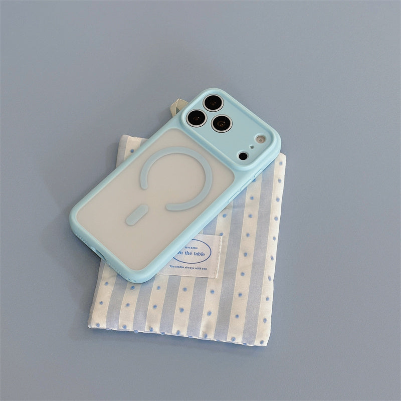 EASONCASE日本公式 iphone17/17pro ケース magsae対応 iphone17promax ケース カラフル 半 透明 スマホケース iphone16pro/16promax ケース 夏 っ ぽい 可愛い 彩悦magsafeシリーズ
