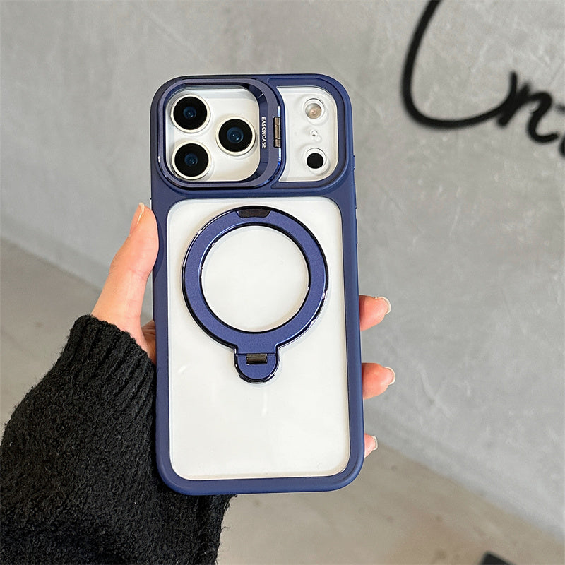 EASONCASE日本公式 ダブルスタンド付き iphone ケース クリアスマホケース iphone14-17対応