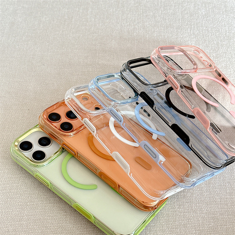 EASONCASE日本公式 黄ばみにくい クリア iphone15-17 ケース magsafe対応 スマホケース 晶粋シリーズ