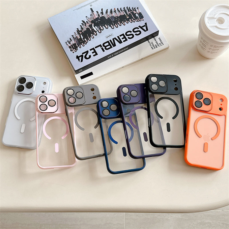 EASONCASE日本公式 マグセーフ対応 クリア iPhone14-17ケース カメラ保護フィルム一体型 スマホケース 滑り止め 晶鋭シリーズ