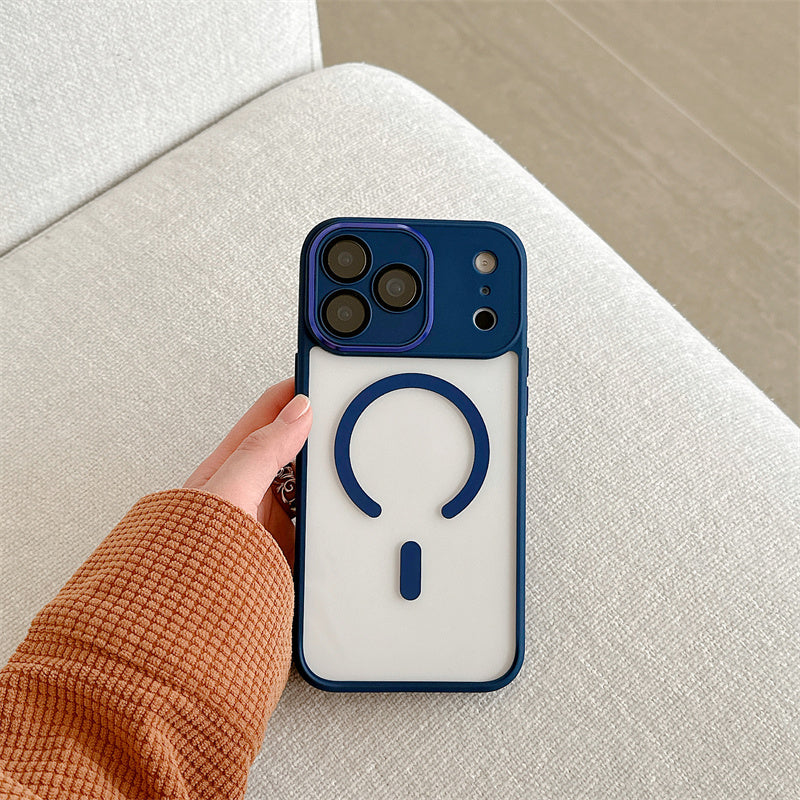 EASONCASE日本公式 マグセーフ対応 クリア iPhone14-17ケース カメラ保護フィルム一体型 スマホケース 滑り止め 晶鋭シリーズ