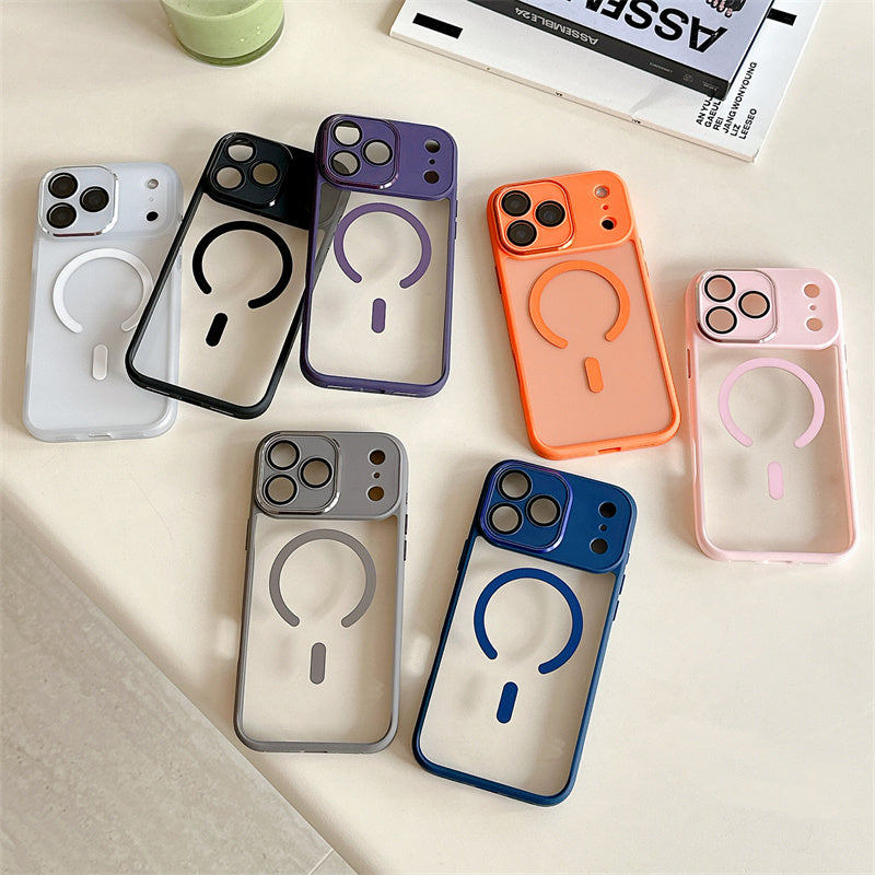 EASONCASE日本公式 マグセーフ対応 クリア iPhone14-17ケース カメラ保護フィルム一体型 スマホケース 滑り止め 晶鋭シリーズ