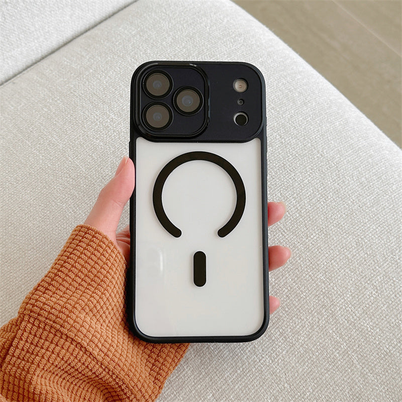 EASONCASE日本公式 マグセーフ対応 クリア iPhone14-17ケース カメラ保護フィルム一体型 スマホケース 滑り止め 晶鋭シリーズ