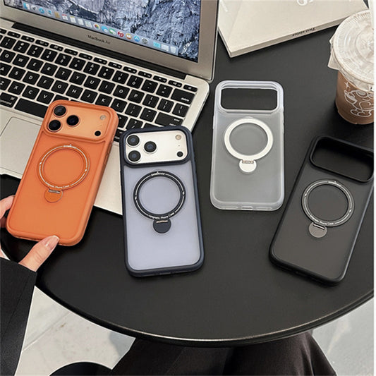 Easoncase日本公式 360°スタンド付き iphone14-17 ケース マット クリア iphone ケース magsafe対応  旋音シリーズ