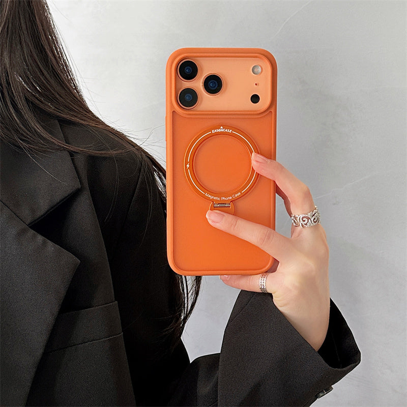 Easoncase日本公式 360°スタンド付き iphone14-17 ケース マット クリア iphone ケース magsafe対応  旋音シリーズ