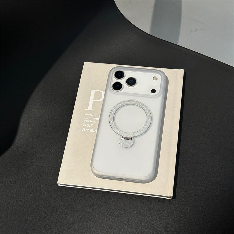 Easoncase日本公式 360°スタンド付き iphone14-17 ケース マット クリア iphone ケース magsafe対応  旋音シリーズ