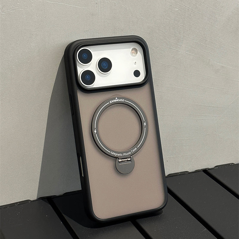 Easoncase日本公式 360°スタンド付き iphone14-17 ケース マット クリア iphone ケース magsafe対応  旋音シリーズ