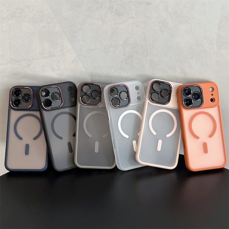 EASONCASE日本公式 magsafe対応 iphone14-17 ケース 半透明 マットデザイン スマホケース iphone ケース 指紋付きにくい magsafeライカシリーズ