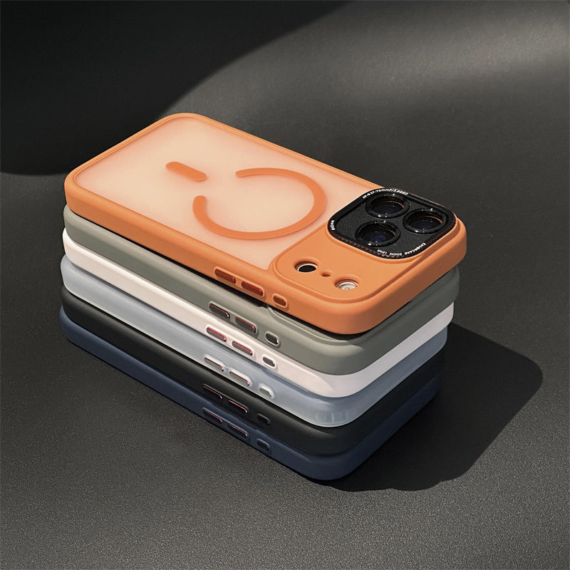 EASONCASE日本公式 magsafe対応 iphone14-17 ケース 半透明 マットデザイン スマホケース iphone ケース 指紋付きにくい magsafeライカシリーズ