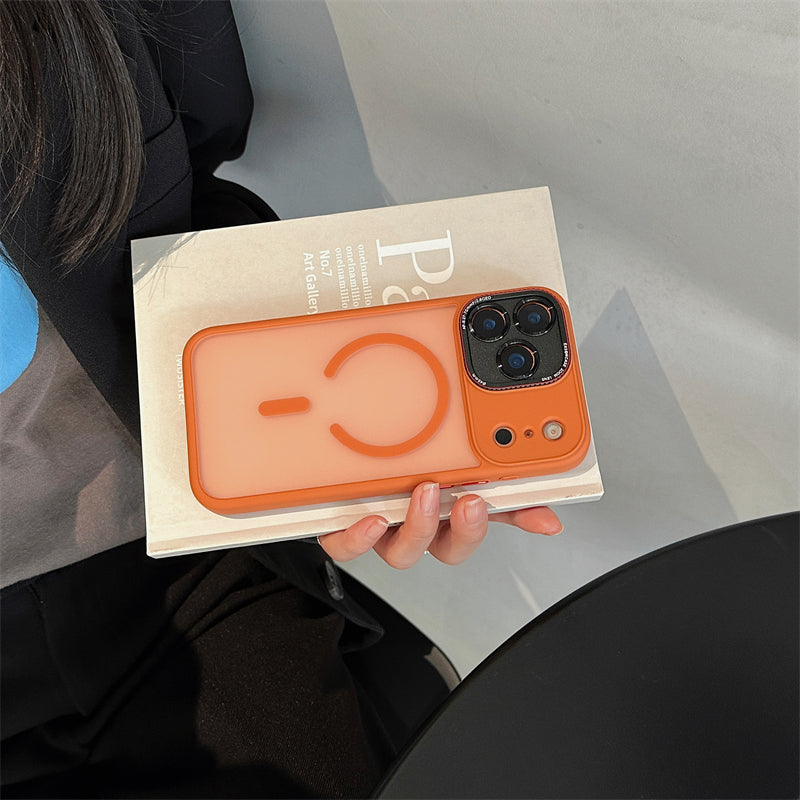 EASONCASE日本公式 magsafe対応 iphone14-17 ケース 半透明 マットデザイン スマホケース iphone ケース 指紋付きにくい magsafeライカシリーズ