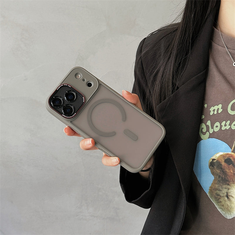 EASONCASE日本公式 magsafe対応 iphone14-17 ケース 半透明 マットデザイン スマホケース iphone ケース 指紋付きにくい magsafeライカシリーズ