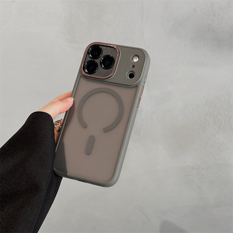 EASONCASE日本公式 magsafe対応 iphone14-17 ケース 半透明 マットデザイン スマホケース iphone ケース 指紋付きにくい magsafeライカシリーズ