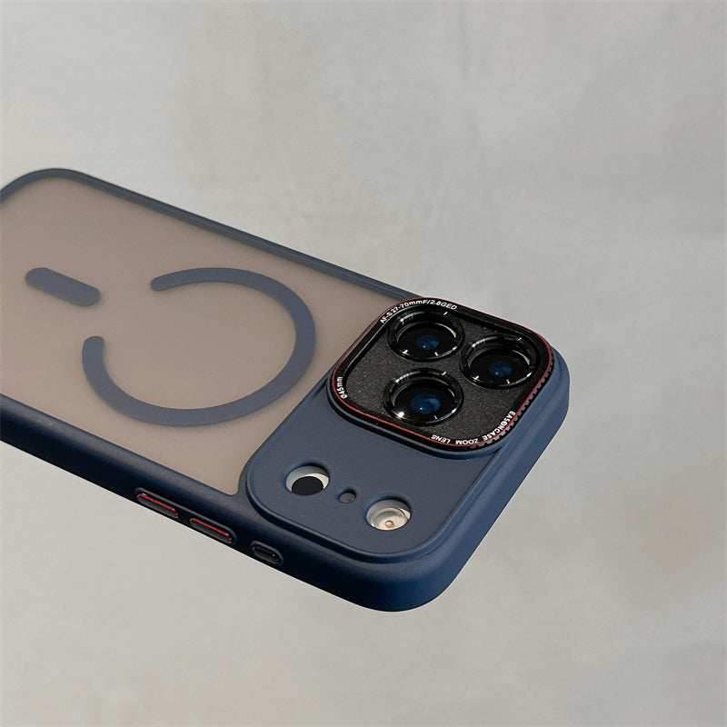 EASONCASE日本公式 magsafe対応 iphone14-17 ケース 半透明 マットデザイン スマホケース iphone ケース 指紋付きにくい magsafeライカシリーズ