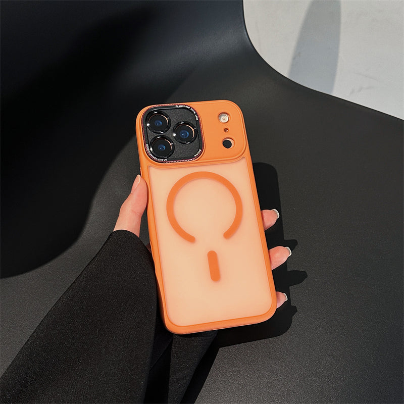 EASONCASE日本公式 magsafe対応 iphone14-17 ケース 半透明 マットデザイン スマホケース iphone ケース 指紋付きにくい magsafeライカシリーズ