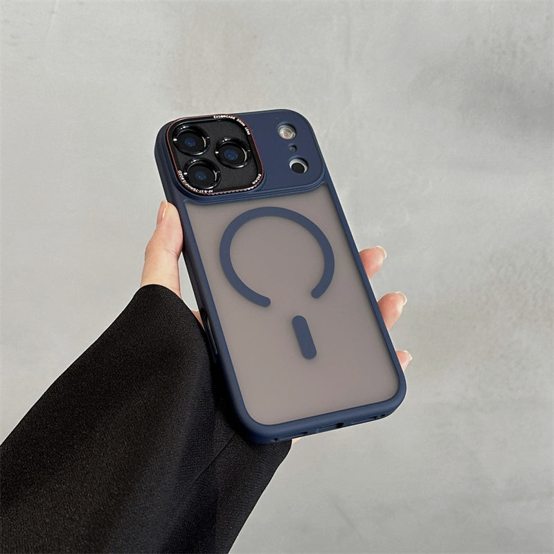 EASONCASE日本公式 magsafe対応 iphone14-17 ケース 半透明 マットデザイン スマホケース iphone ケース 指紋付きにくい magsafeライカシリーズ