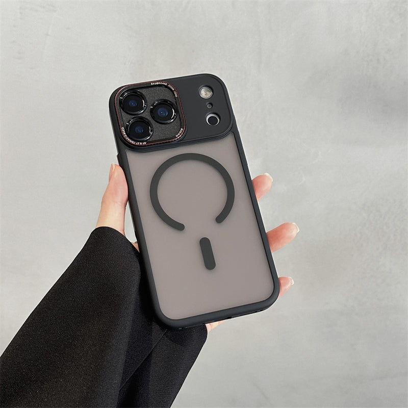 EASONCASE日本公式 magsafe対応 iphone14-17 ケース 半透明 マットデザイン スマホケース iphone ケース 指紋付きにくい magsafeライカシリーズ