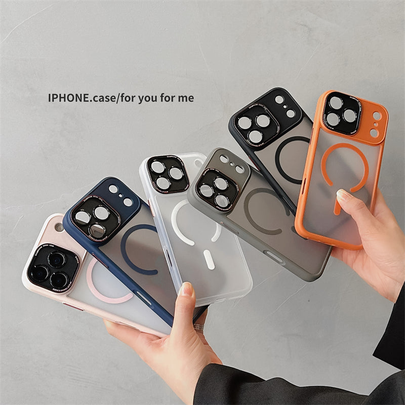 EASONCASE日本公式 magsafe対応 iphone14-17 ケース 半透明 マットデザイン スマホケース iphone ケース 指紋付きにくい magsafeライカシリーズ