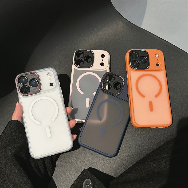 EASONCASE日本公式 magsafe対応 iphone14-17 ケース 半透明 マットデザイン スマホケース iphone ケース 指紋付きにくい magsafeライカシリーズ