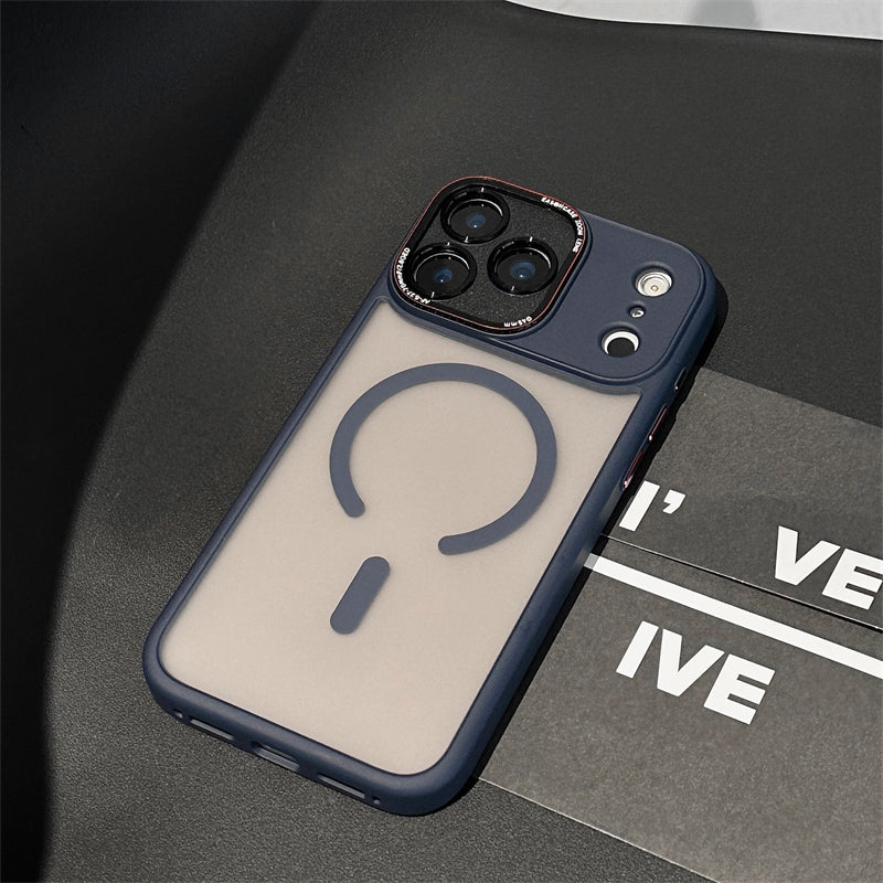 EASONCASE日本公式 magsafe対応 iphone14-17 ケース 半透明 マットデザイン スマホケース iphone ケース 指紋付きにくい magsafeライカシリーズ