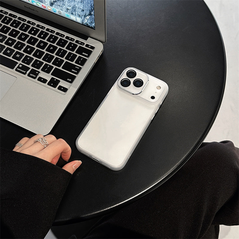 EASONCASE日本公式 クリア iPhone14-17ケース カメラ保護フィルム一体型 iphone ケース 滑り止め 晶鋭シリーズ
